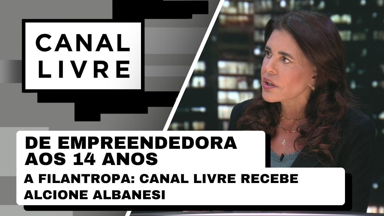 Canal Livre recebe a empresária e filantropa Alcione Albanesi