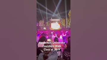❤️Vanderbilt University Founder’s Walk Class of 2019 #nashville #vandy #campus #college