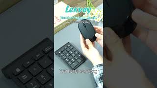 Slim numpad + mouse, take them anywhere #Lekvey #USA #RemoteWork #ProductivityTools #TechGadget