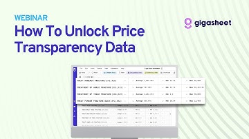 How To Analyze Price Transparency Data - Healthcare Webinar