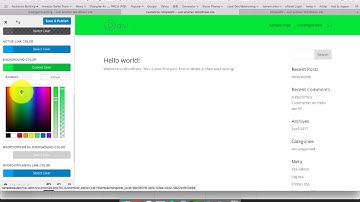 How to Change Divi Primary Menu Bar Background Color