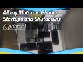 All my Motorola Phones Startups and Shutdowns (Updated)