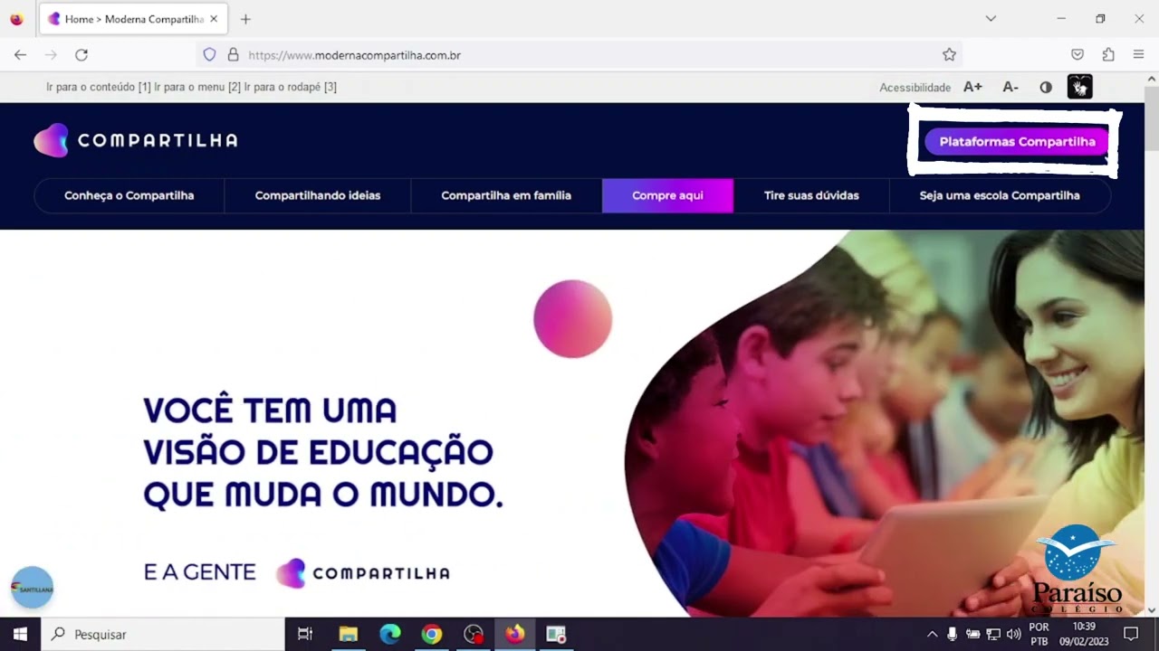 Plataformas < Moderna Compartilha - Um projeto para empoderar sua escola