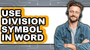 How to Use the Division Symbol in Word (Only Way)