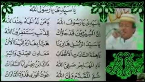 YA SAYYIDI YA RASULALLAH    KH  MUAMMAR ZA  DKK