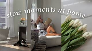 a no stress sunday at home | april reading recap, may tbr, my weekly planning system