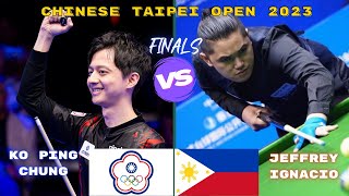 FINALS Ko Ping Chung vs Jeffrey Ignacio Chinese Taipei Open 2023