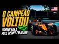 🚨 NORRIS DETONA MERCEDES E FAZ A POLE DO SPRINT QUALI GP MIAMI! #f1
