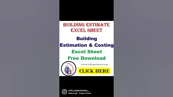 Building Estimate Excel Sheet Free Download