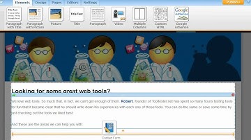 Adding a contact form to Weebly