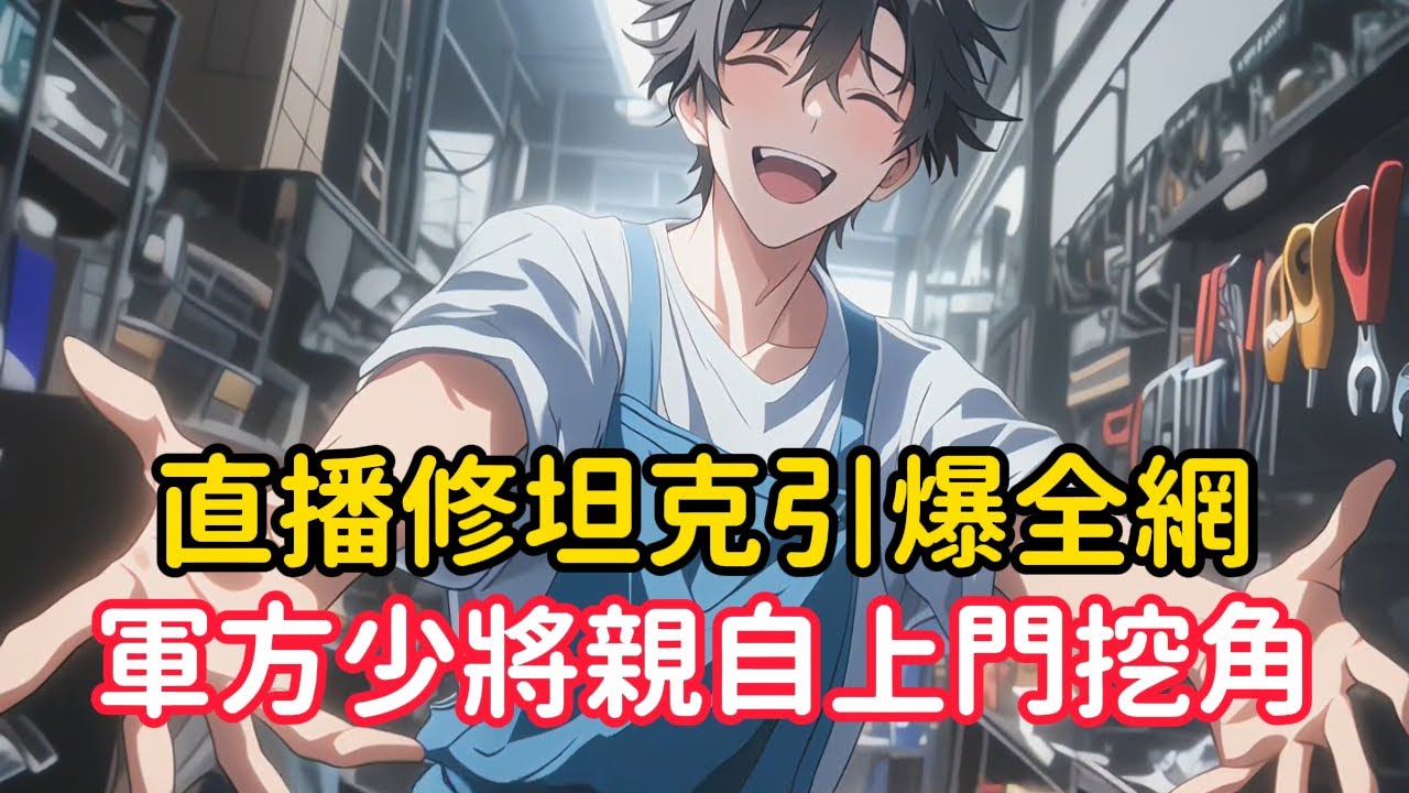 《直播修坦克引爆全網，軍方少將親自上門挖角》一名小鎮家電維修工直播修復退役坦克，意外驚動軍方高層，面對質疑與威脅，他憑藉神級技術征服戰區少將，獲授預備役少校軍銜……#漫画解说