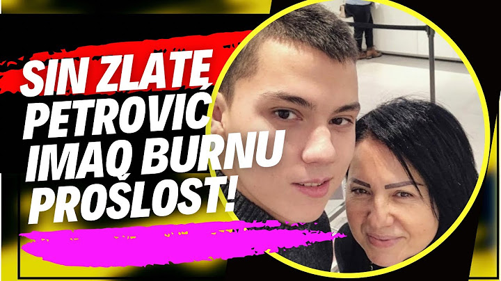 SIN ZLATE PETROVIĆ IMAO BURNU PROŠLOST!