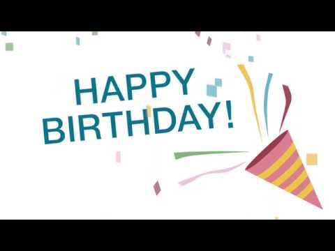 無料 フリー素材 Happybirthdayクラッカー Youtube