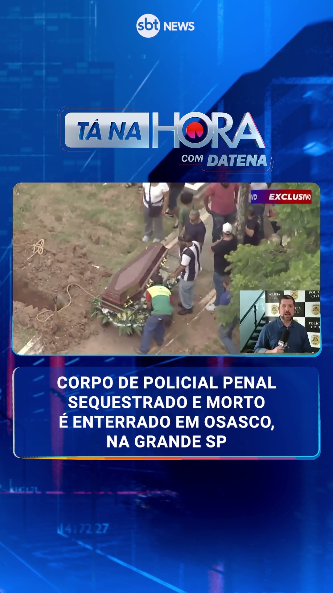 Corpo de policial penal sequestrado e morto é enterrado em Osasco, na Grande SP