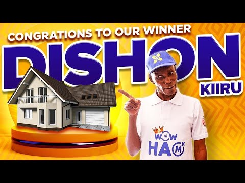 Prof. Dishon Kiiru wins 14 Million Shs House.