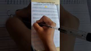 Loops importance in beautiful cursive handwriting/ cursive Writing for beginners