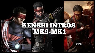 Every Kenshi Character Intro || (MK9-MK1)