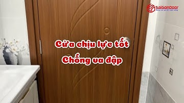 👍 Mẫu cửa gỗ nhựa composite khắc CNC kiểu nốt nhạc đẹp sang trọng, dùng làm cửa phòng vệ sinh WC