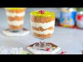 🤤Delicious & instant dessert with crunchy & creamy layers🤤😋Fusion Kunafa & cream pudding #pudding