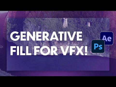 Photoshop Generative AI for VFX in After Effects | Tutorial