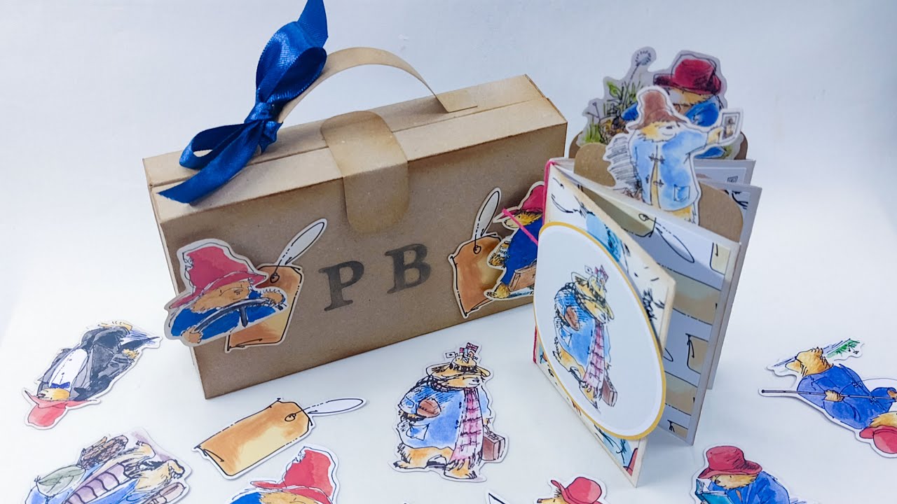 Tutorial | Paddington Bear Mini Suitcase & Album | Scoreboard Make ...