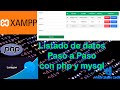 CRUD - Listado de datos con php y Mysql (Paso a Paso)