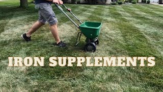  Iron Supplements Won't Green your Lawn unless.....