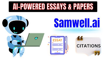 Effortless Essays & Citations with Samwell.ai
