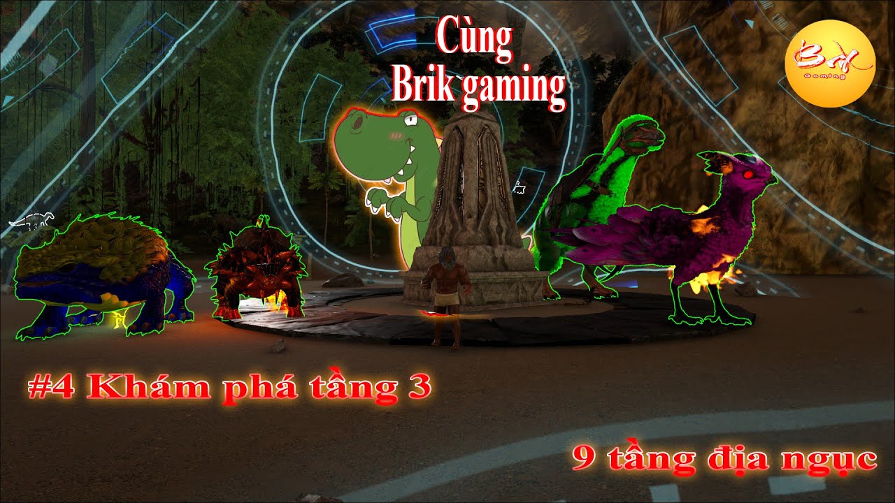 ARK ETERNAL#4 Bất ngờ tầng 3 map Cavemans Dungeon Map khám phát cùng Brix nhé