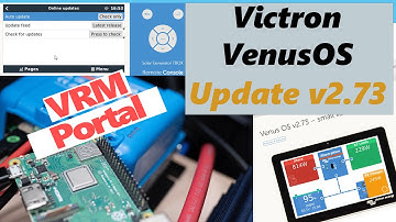 Victron VenusOS on Raspberry Pi | Update to v2.73