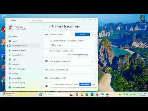 How to Add an IPP printer to Windows 11