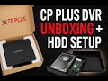 CP Plus CCTV DVR Unboxing &amp; Hard Disk Configuration | Step by Step Setup #cctv #hdd #computer 