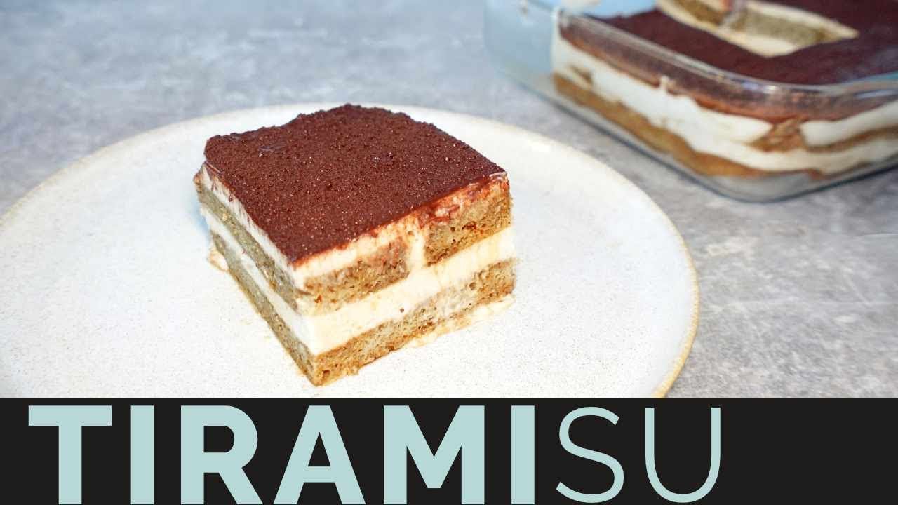 Veganes Tiramisu! Mit selbstgemachtem Biskuitteig & himmlischer Crème! 