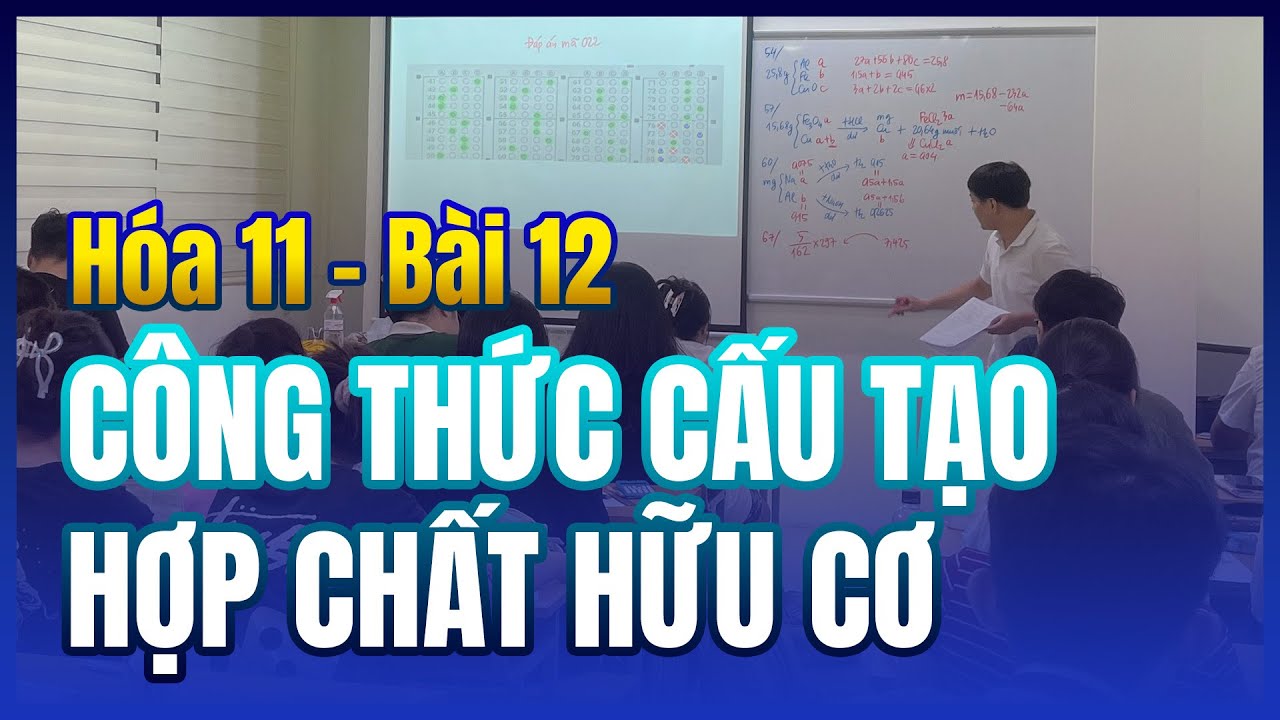 Công thức cấu tạo hợp chất hữu cơ (cách vẽ, đồng đẳng, đồng phân) | Hóa 11 🟦 Bài 10