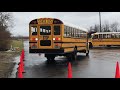 School Bus Class B CDL skills: drivers side parallel parking