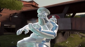 [TF2] Pyro gets turned into an icicle and does a backflip