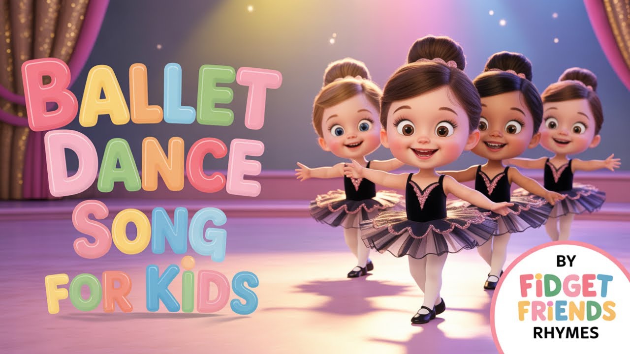 Ballet Dance Song for Kids | Twirl, Spin & Jump | Fun Ballerina Moves