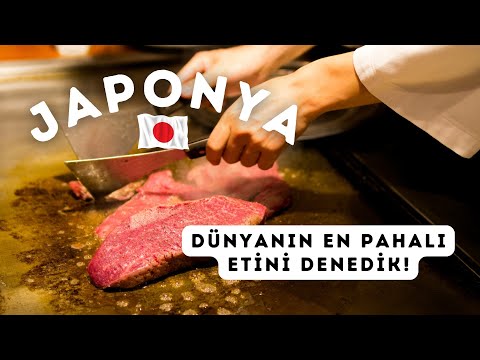 DÜNYANIN EN PAHALI ETİNDEN YEDİK - Kobe Bifteği - Wagyu - TOKYO / JAPONYA