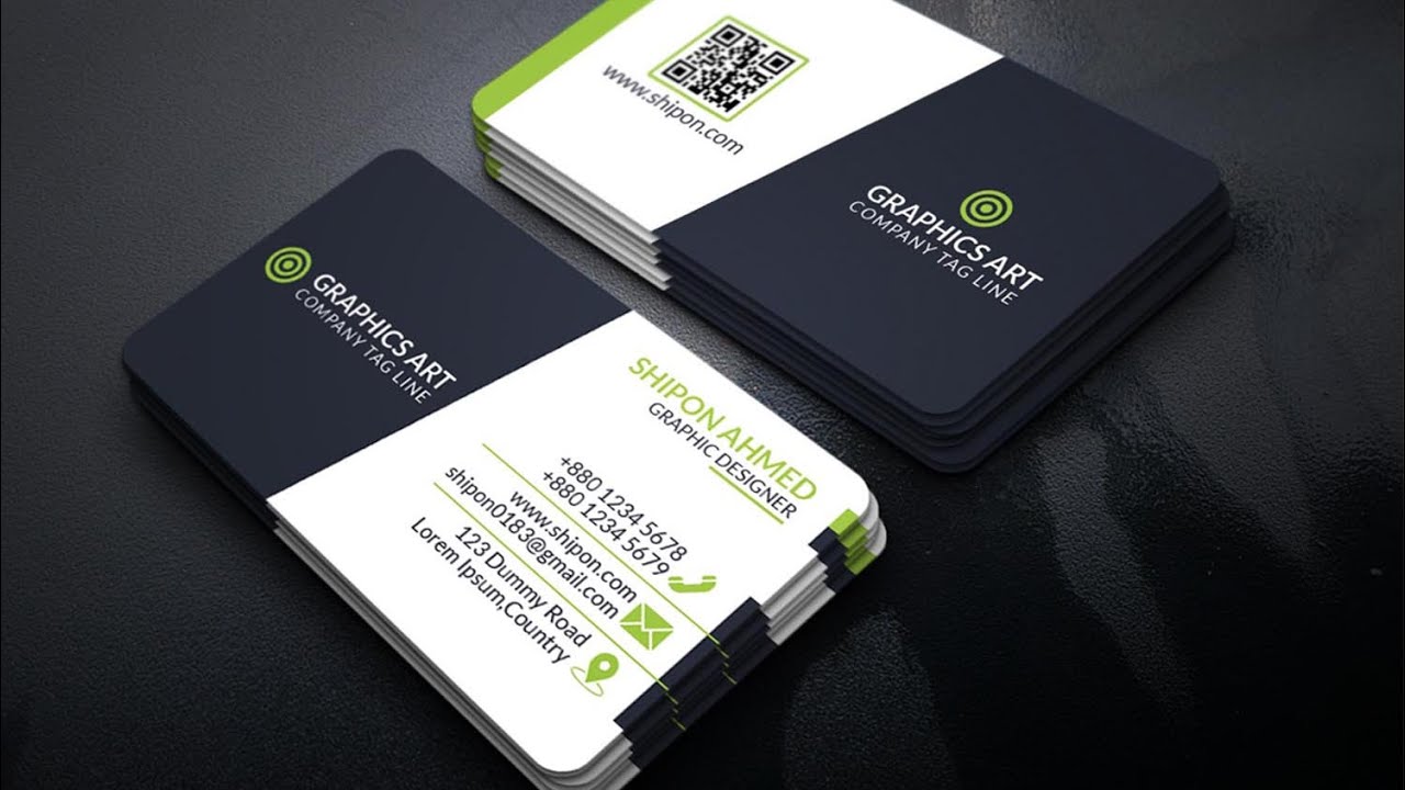 How to make professional business cards in and