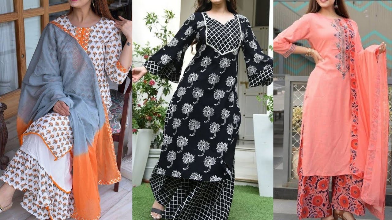 Designer Bagh Print Kurti Fabric Online - SSethnics - SSEthnics