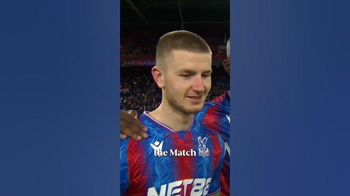 Jean-Philippe Mateta just had to pass Adam Wharton his Player of the Match award 🏆
