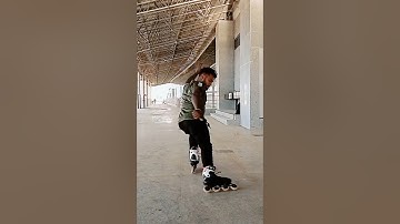 Power slide on inline skate #youtube short #skating #hridayskater 07 #how do power slide skate #🔥💪