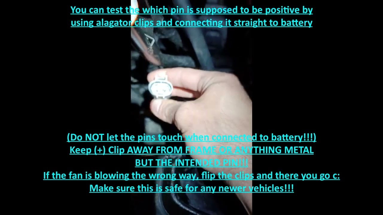 How to Bypass your Radiator/Condenser Fan Control to a Switch On It's Own Circuit!!!