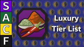 Civ VI | Luxury Tier List Civ VI | Luxury Tier List
