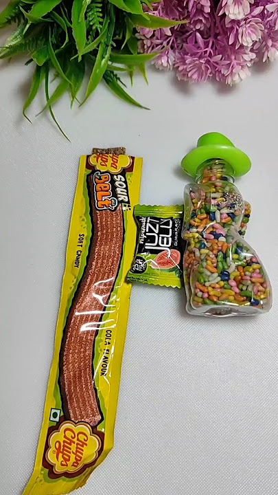 chupachups candy lollipop & colourful Jems popsicle #shorts #candy #jems #lollipop