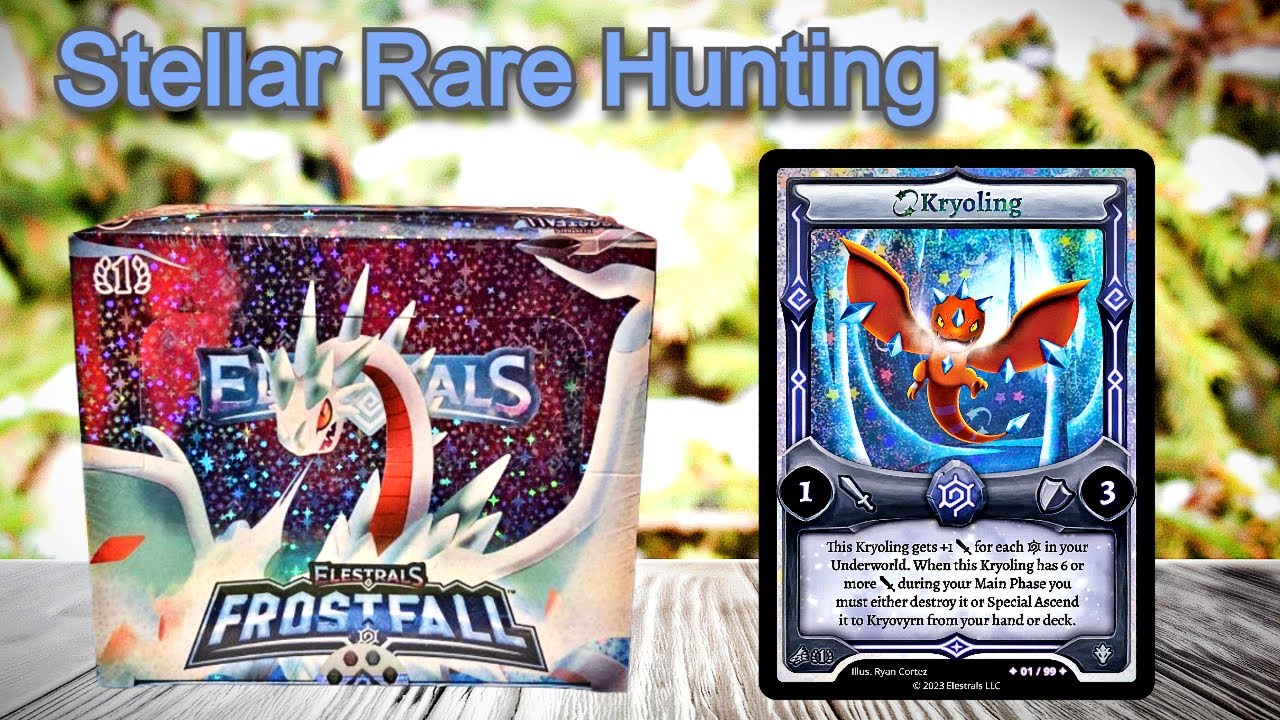 Hunting for Rare Serialized stellar Cards in Elestrials Frostfall