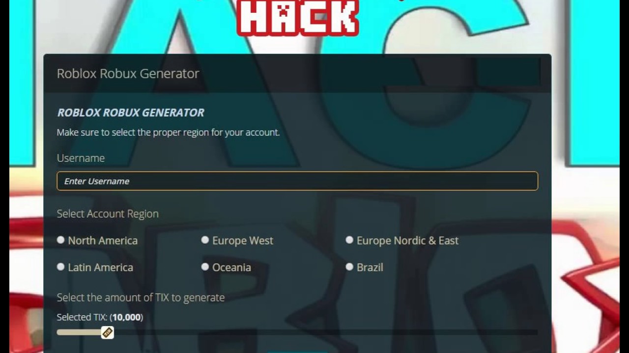 Roblox Robux Generator Tool