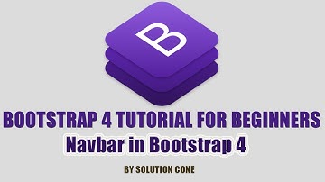 Bootstrap 4 Tutorial for Beginners | Navbar in Bootstrap 4