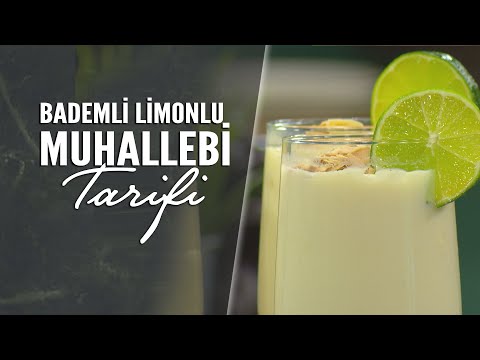 Bademli Limonlu Muhallebi Tarifi