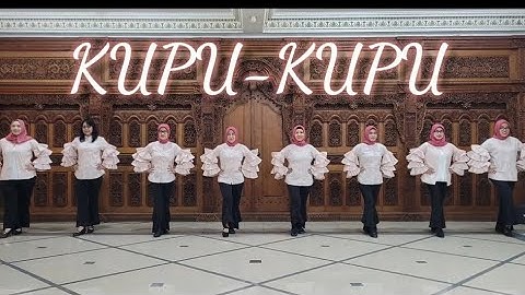 KUPU-KUPU , line dance demo by The Ladies